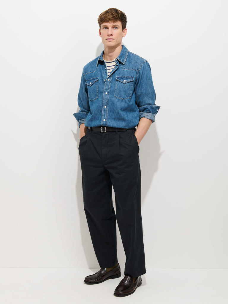 Georges Pull On Pant In Lightweight Cotton from Alex Mill - $175
