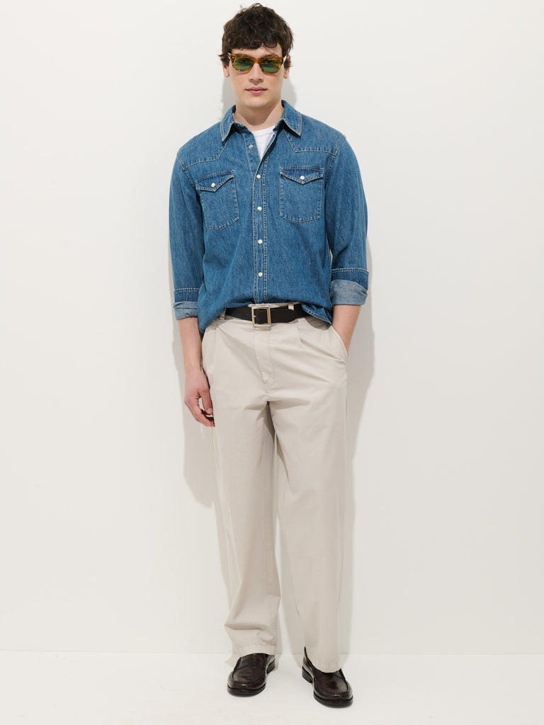 Georges Pull On Pant In Lightweight Cotton from Alex Mill - $175