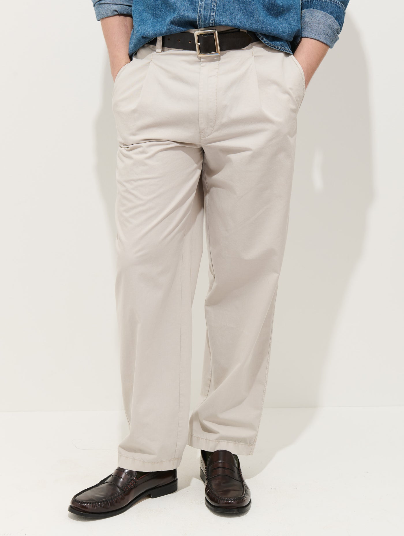 Georges Pull On Pant In Lightweight Cotton