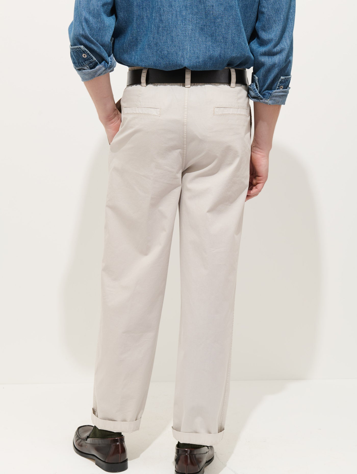 Georges Pull On Pant In Lightweight Cotton
