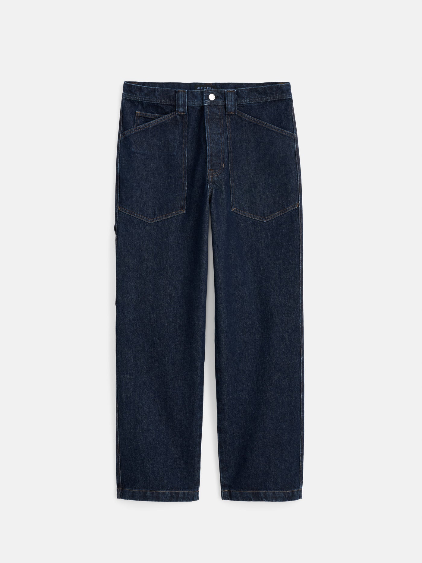 Buckle Back Straight Leg Jean