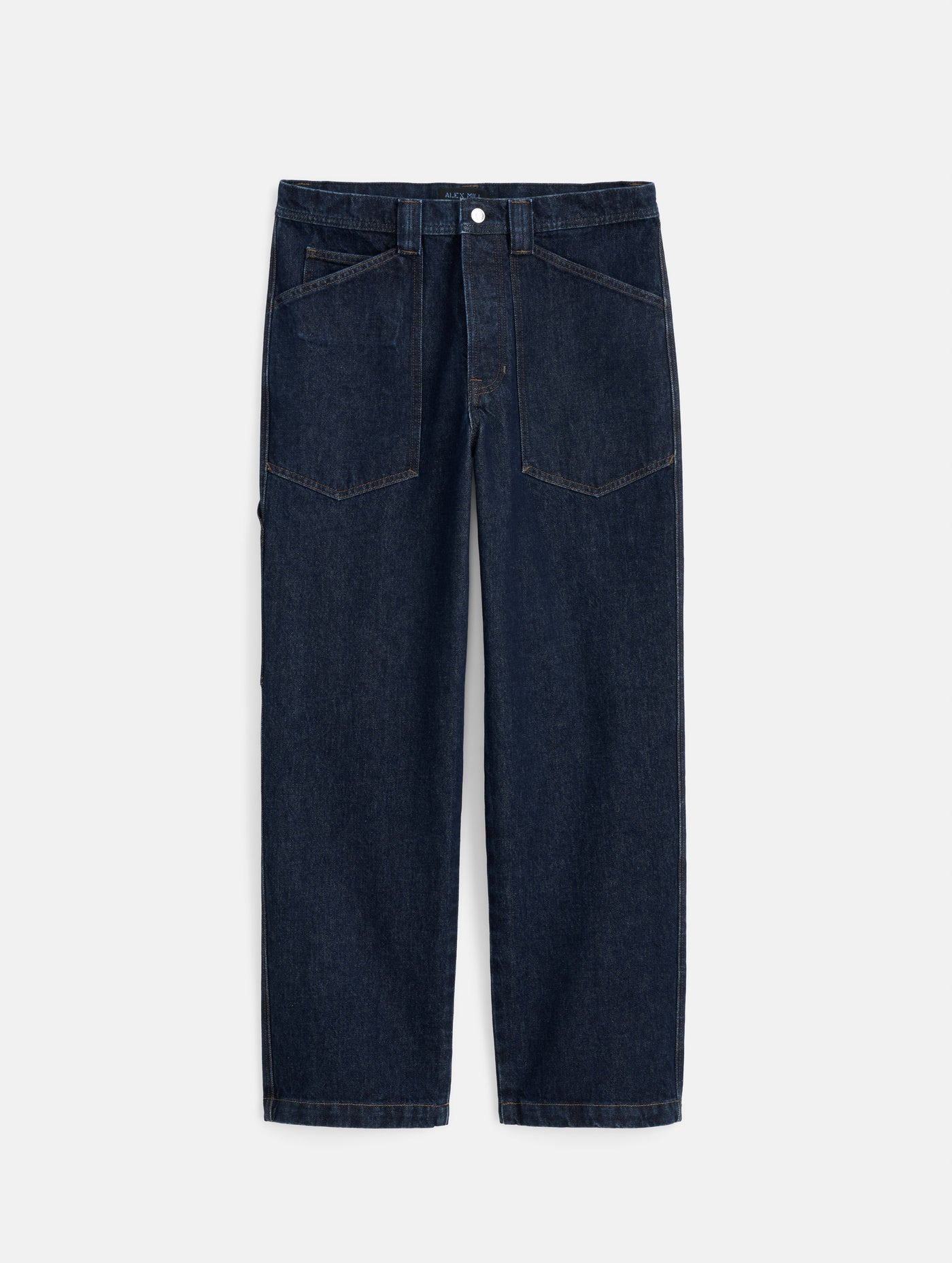Buckle Back Straight Leg Jean
