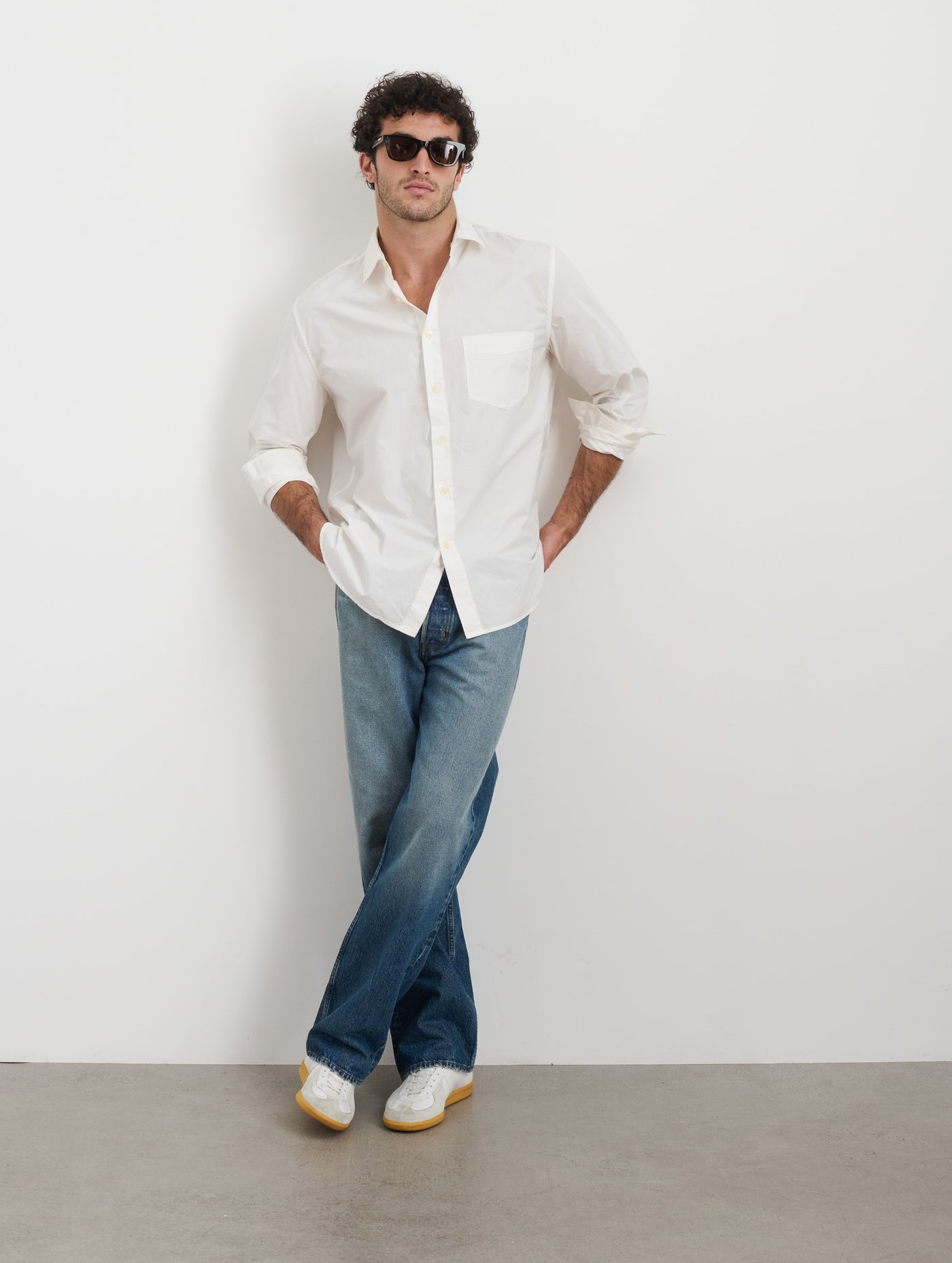 Easy Shirt in Cotton Poplin