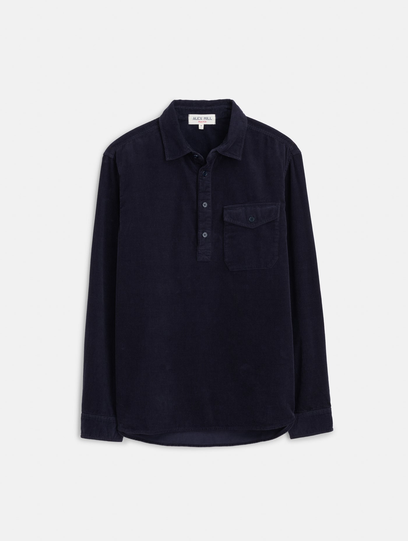 Carter Popover Shirt In Fine Wale Corduroy