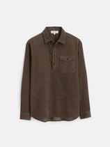 Carter Popover Shirt In Fine Wale Corduroy