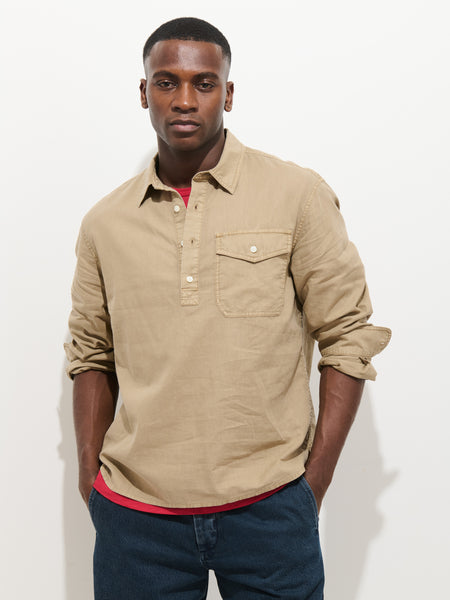 Carter Popover In Cotton Linen – Alex Mill