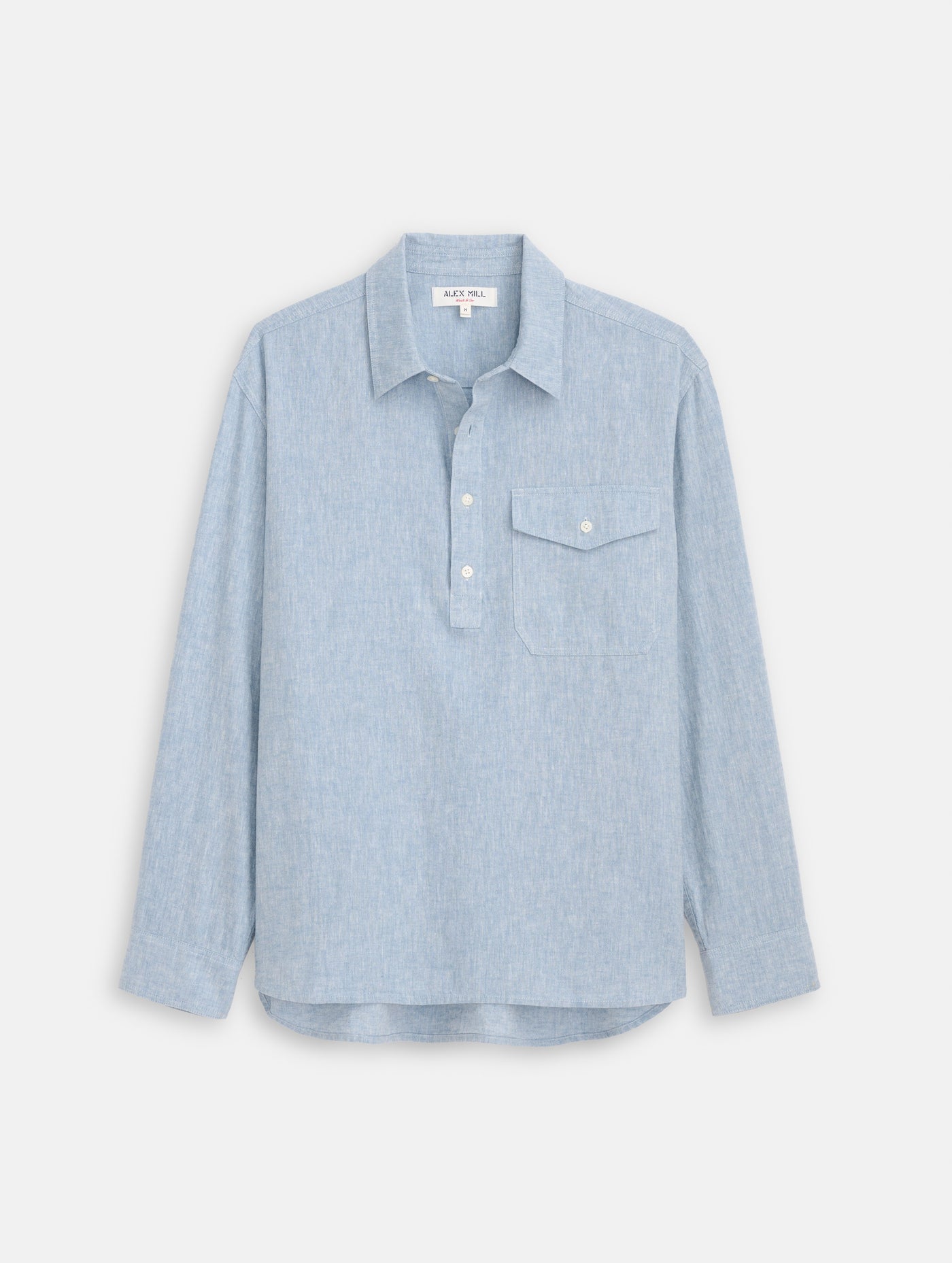 Carter Popover In Linen Cotton