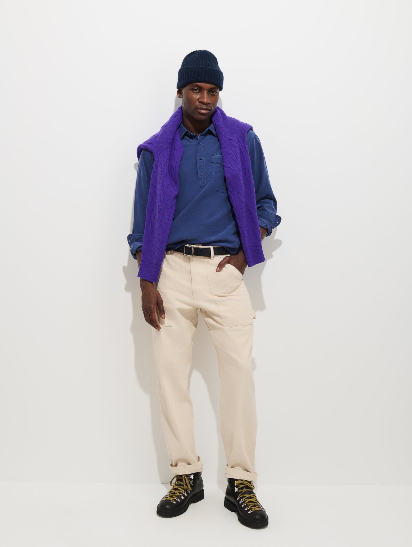 Carter Popover In Fine Wale Corduroy