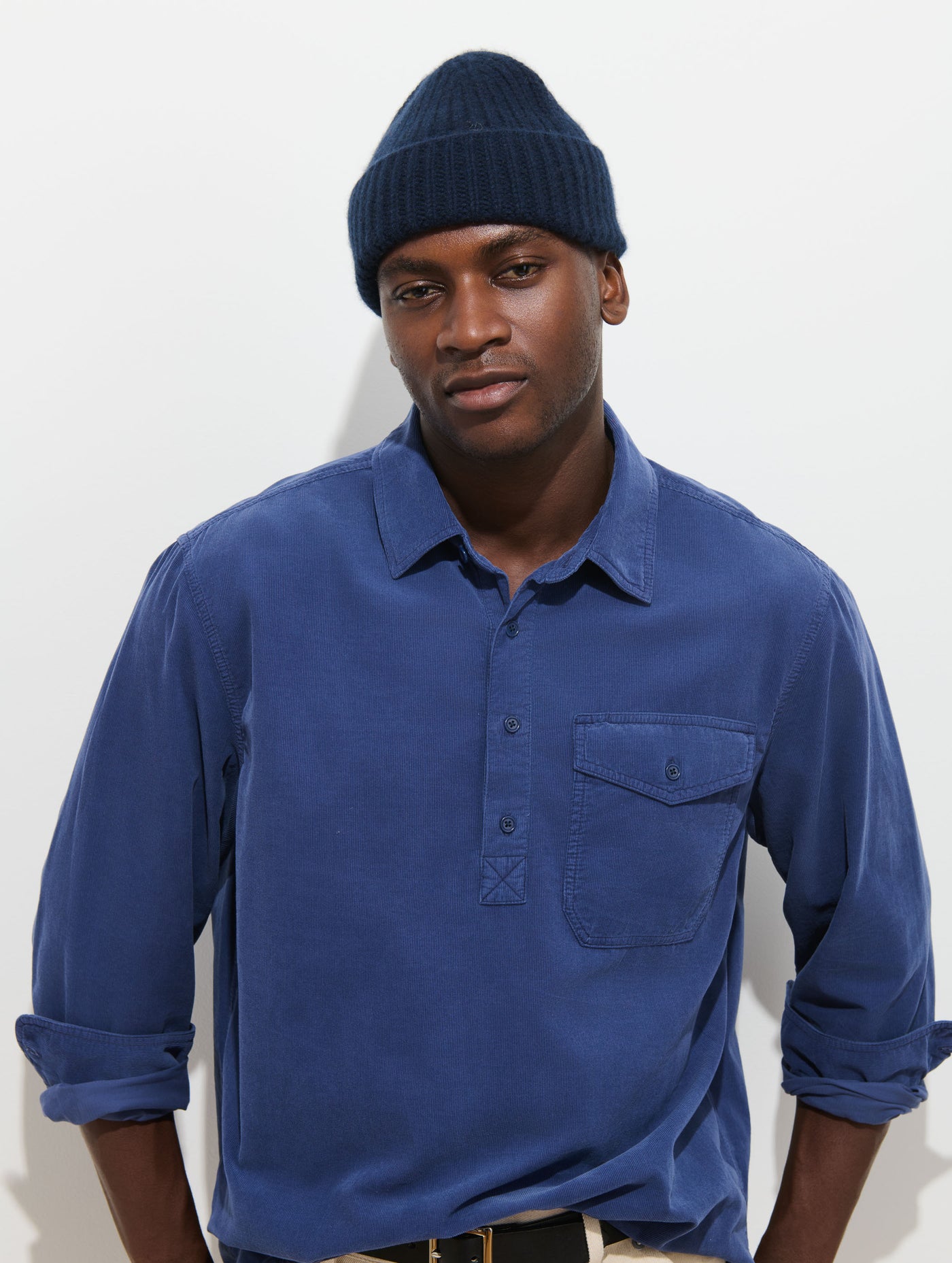 Carter Popover In Fine Wale Corduroy