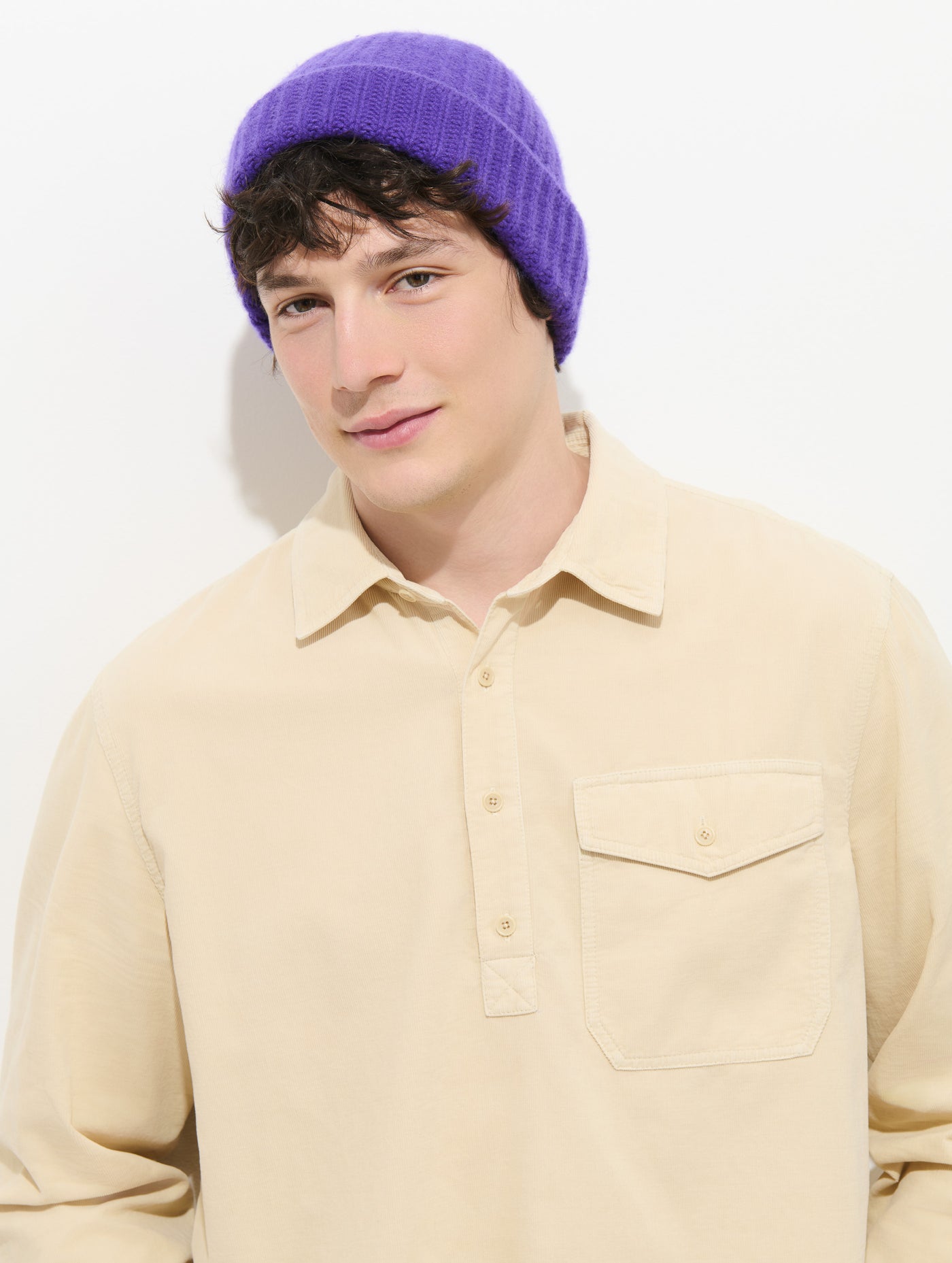 Carter Popover In Fine Wale Corduroy