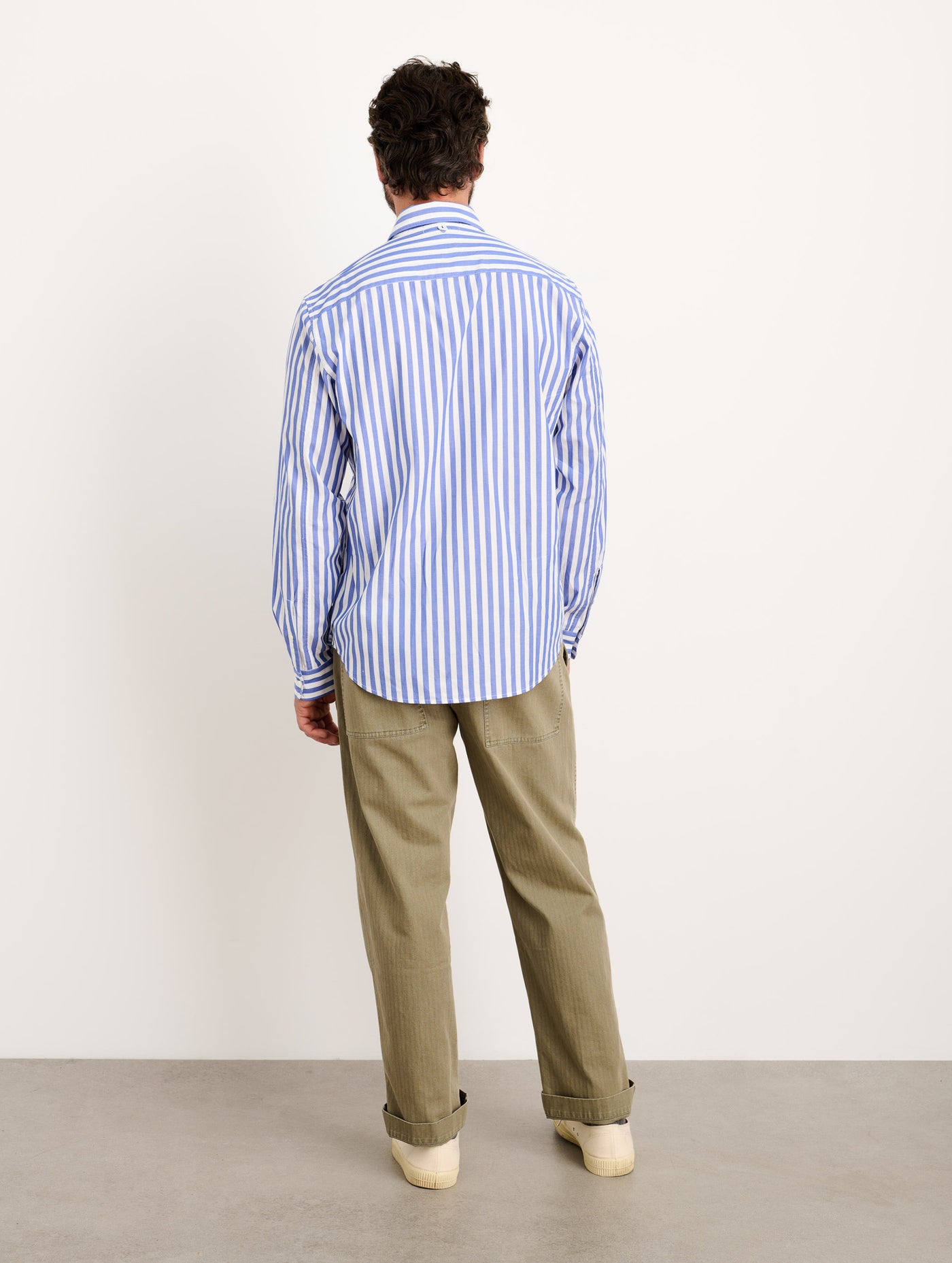 Mill Shirt in Wide Striped Portuguese Poplin – Alex Mill