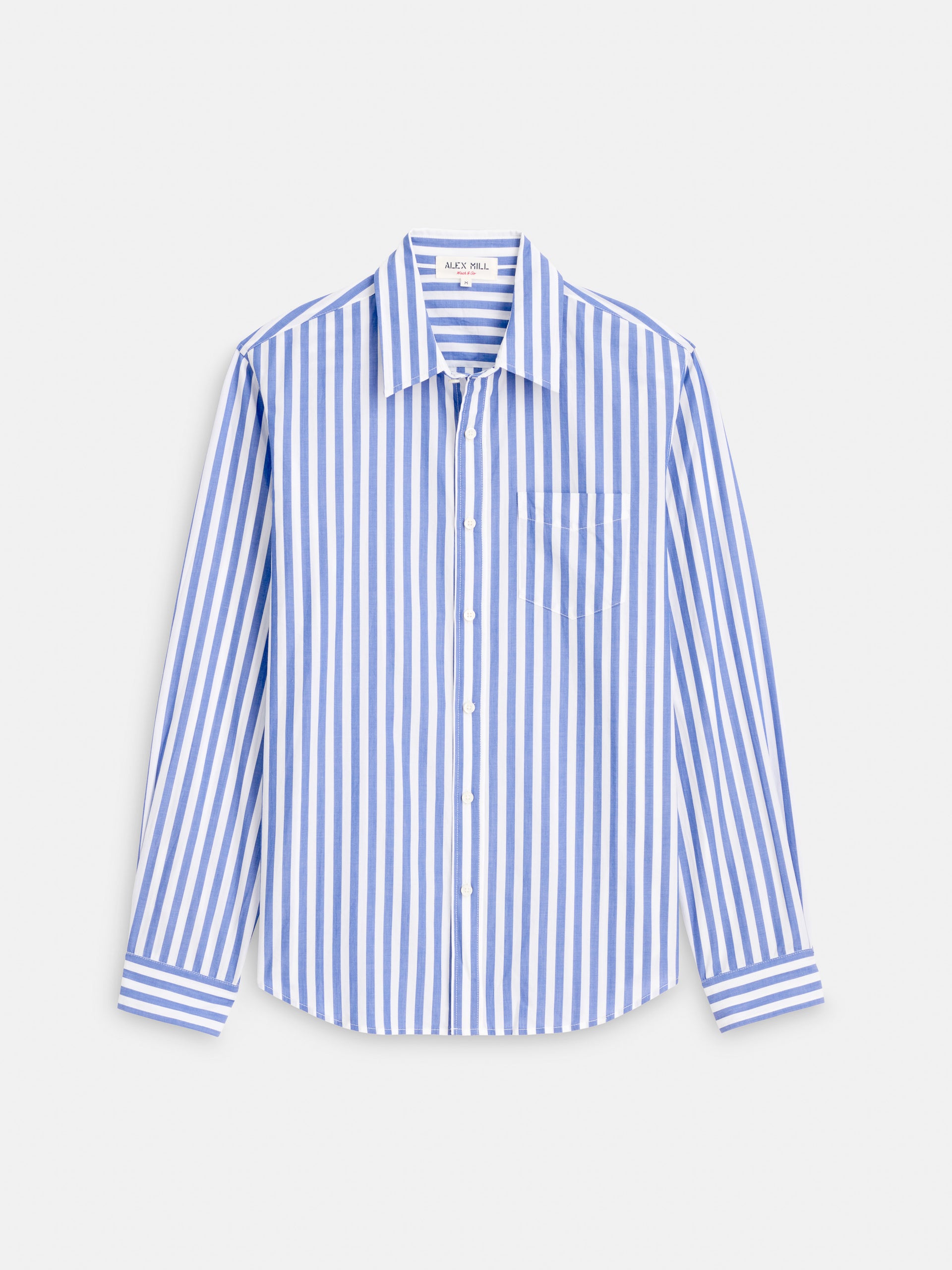 Mill Shirt in Wide Striped Paper Poplin – Alex Mill