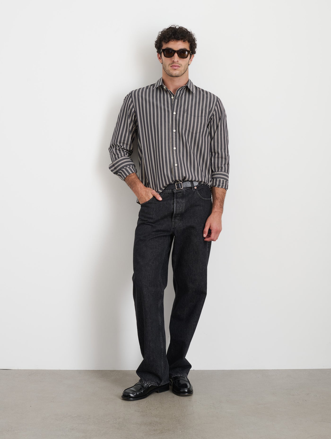Mill Shirt In Halo Stripe