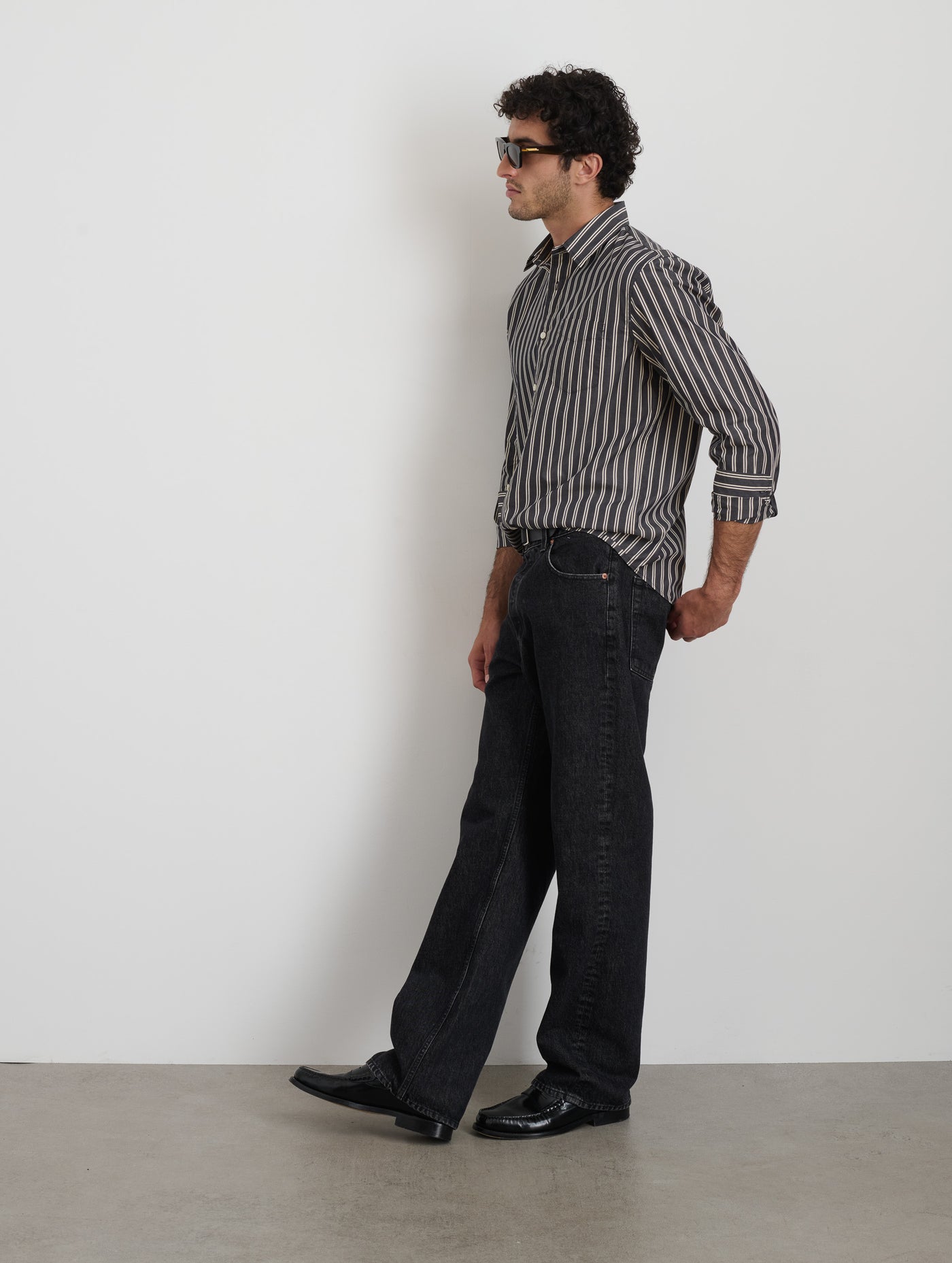 Mill Shirt In Halo Stripe