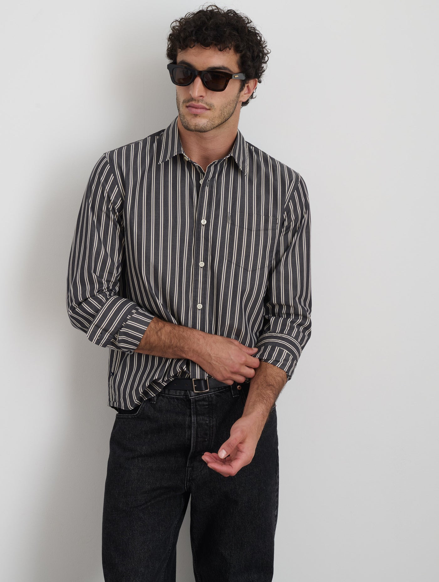 Mill Shirt In Halo Stripe