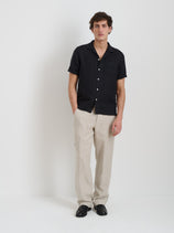 Pull On Field Pant In Flax Linen In Flax