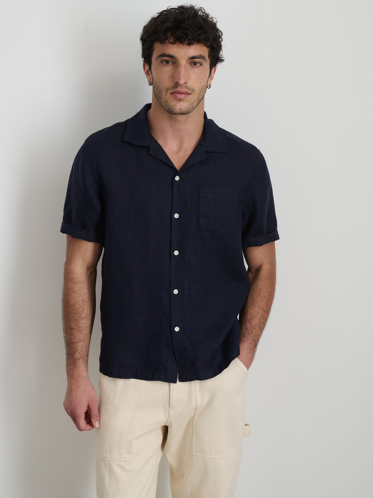 Camp Shirt In Linen from Alex Mill - $155