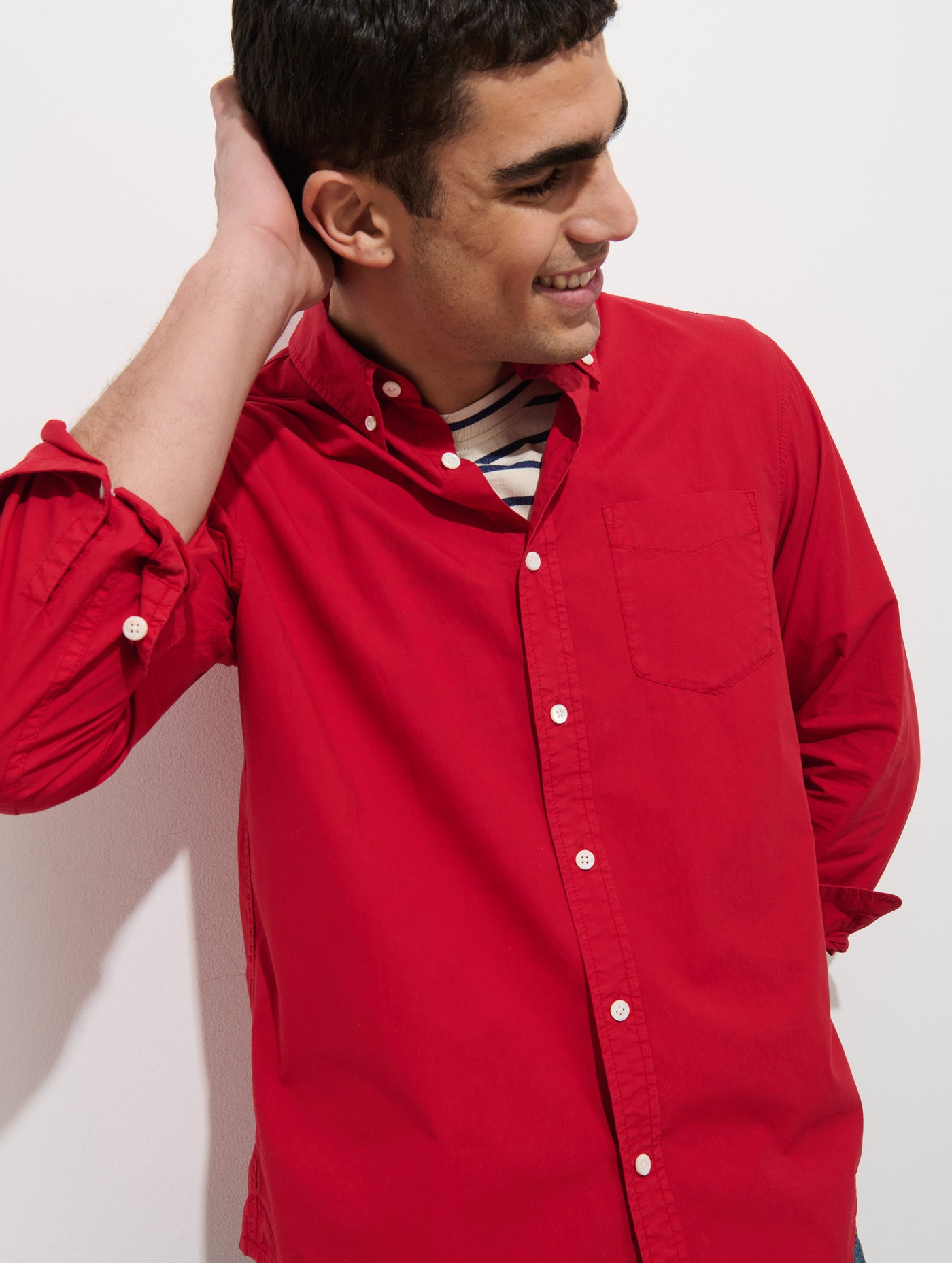 Mill Shirt In Cotton Poplin