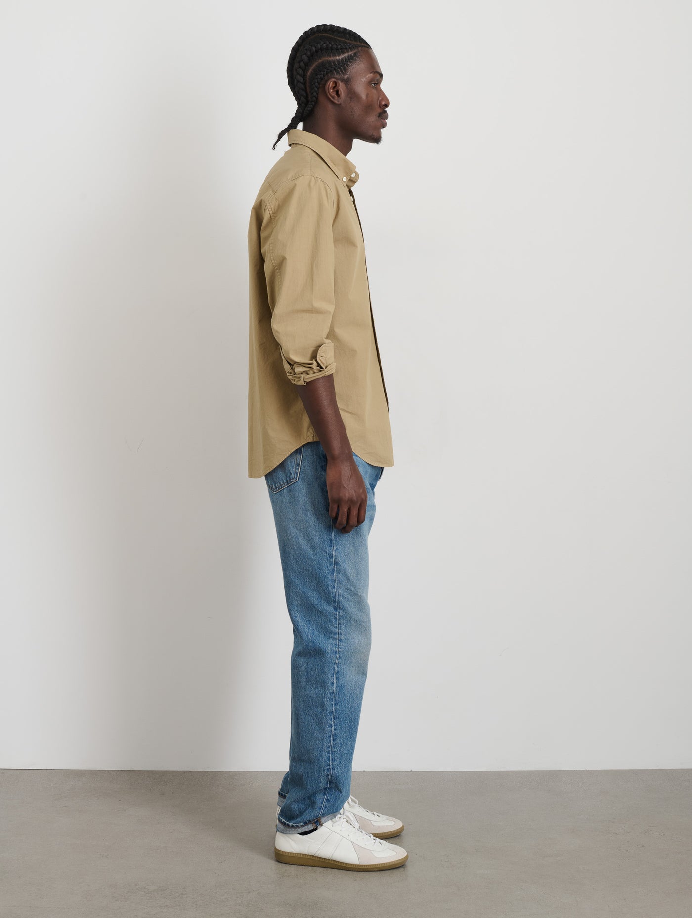 Mill Shirt In Cotton Poplin