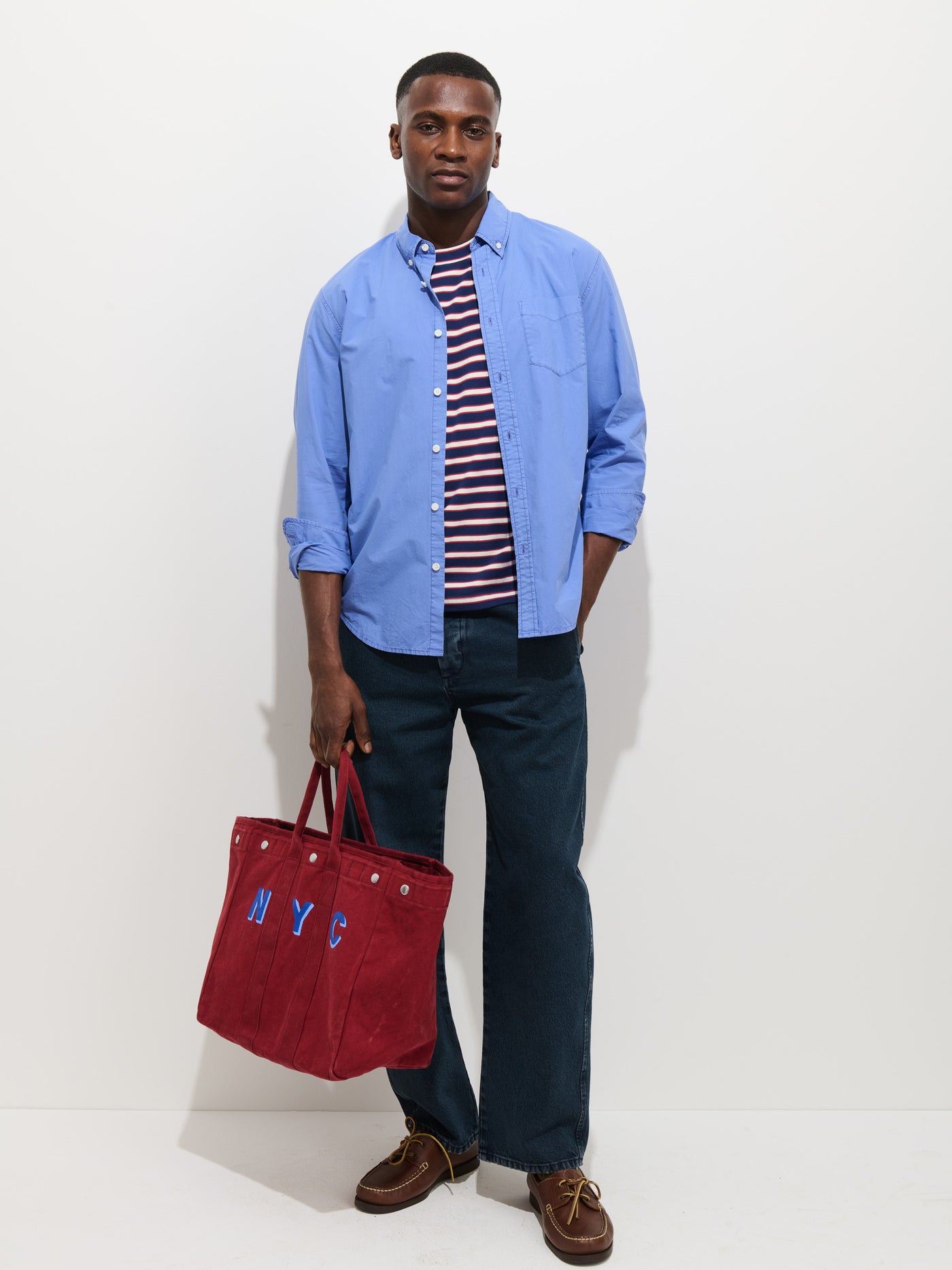 Mill Shirt In Cotton Poplin