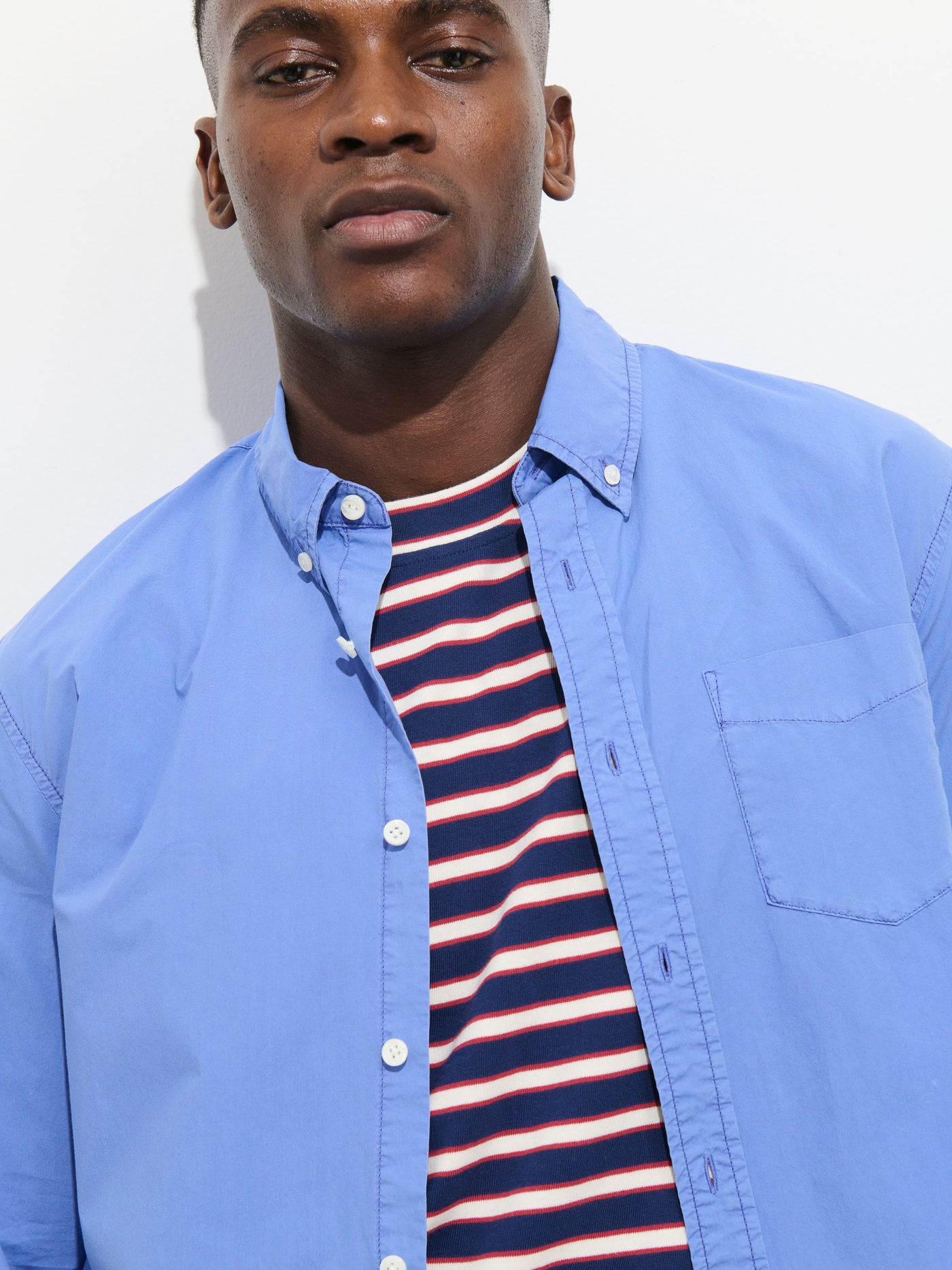 Mill Shirt In Cotton Poplin