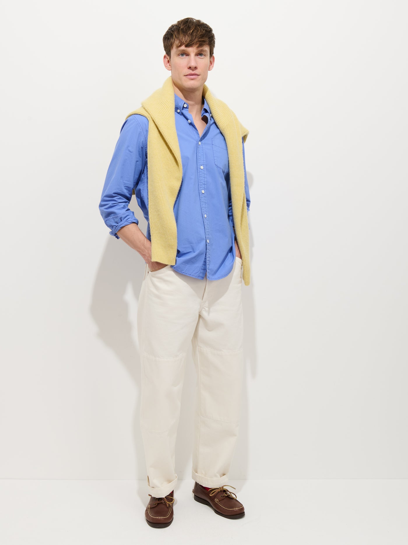 Mill Shirt In Cotton Poplin