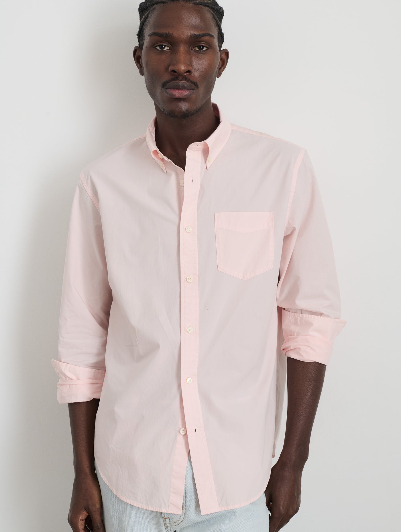 Mill Shirt In Cotton Poplin