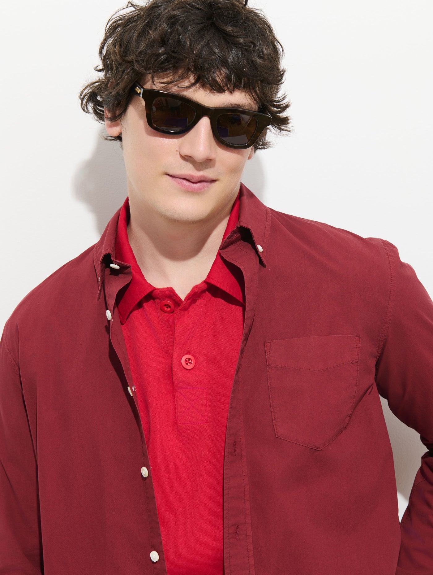 Mill Shirt In Cotton Poplin