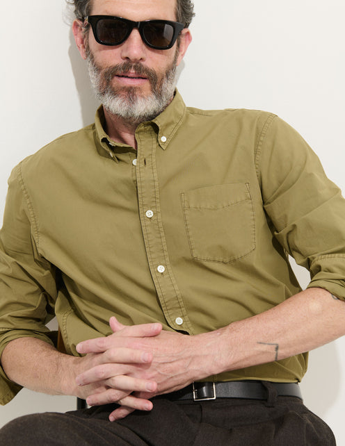 Mill Shirt In Cotton Poplin