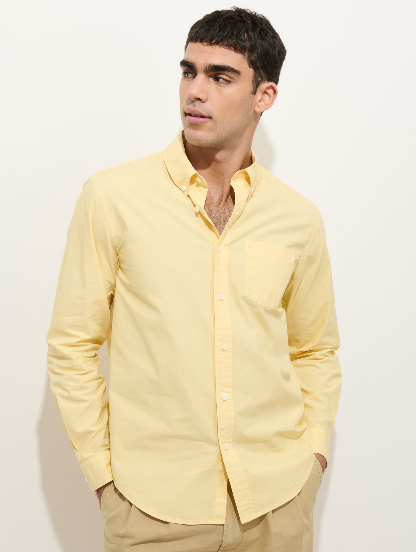 Mill Shirt In Cotton Poplin