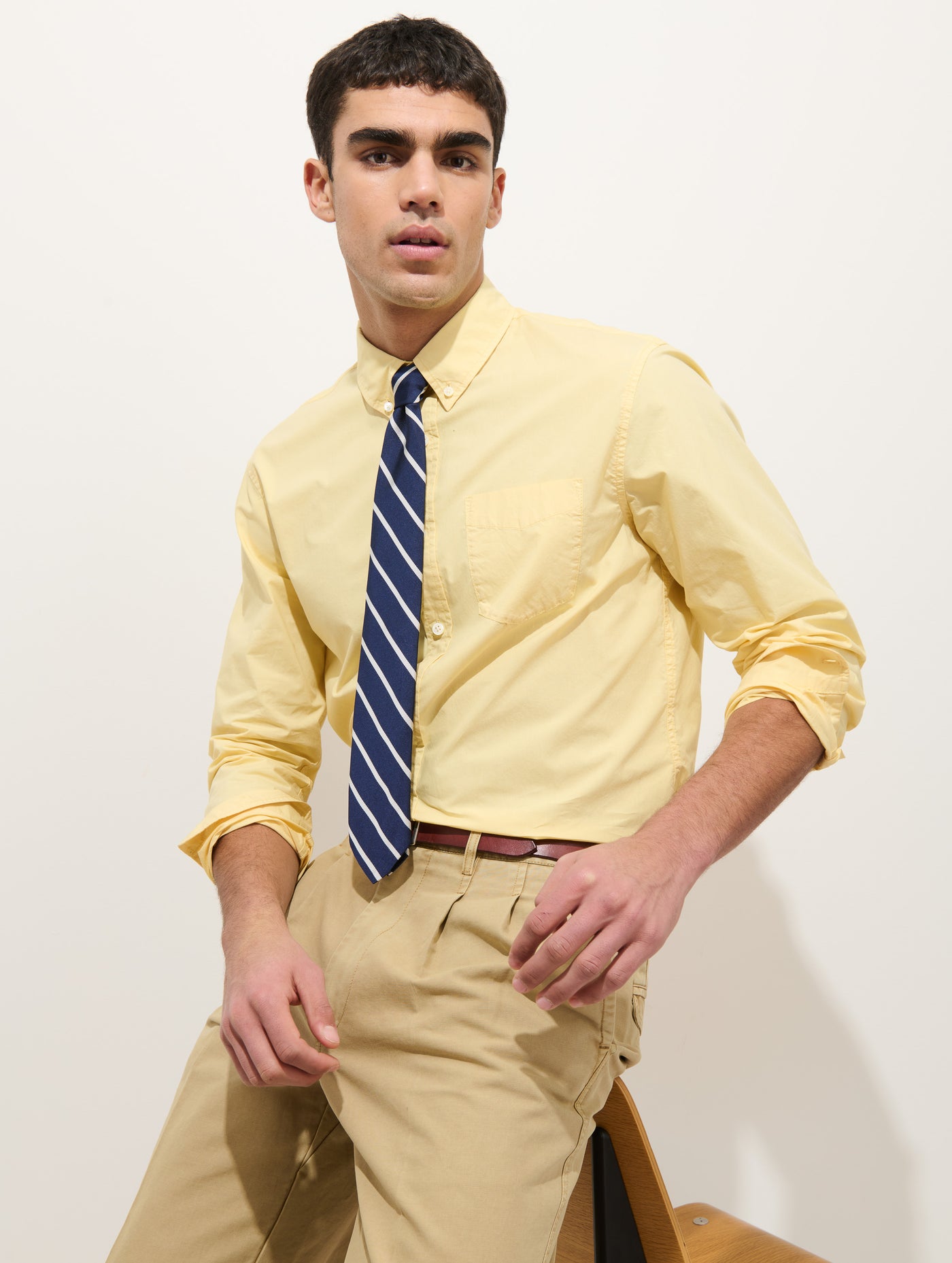 Mill Shirt In Cotton Poplin