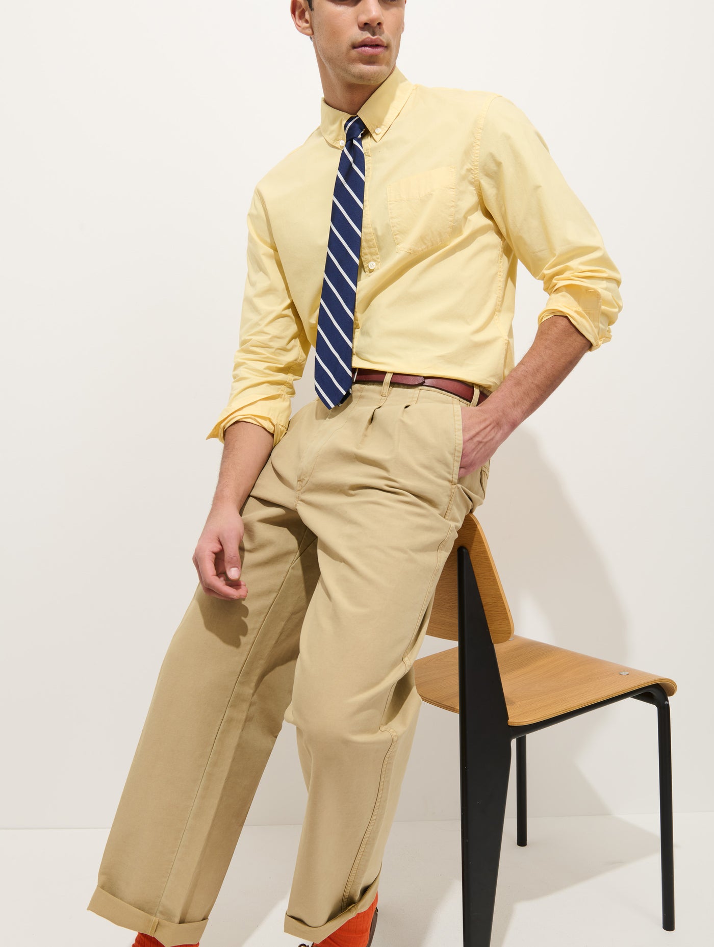 Mill Shirt In Cotton Poplin