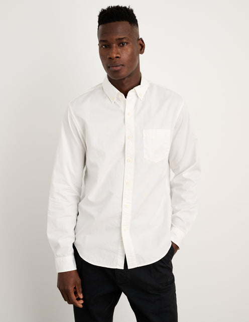 Mill Shirt In Cotton Poplin