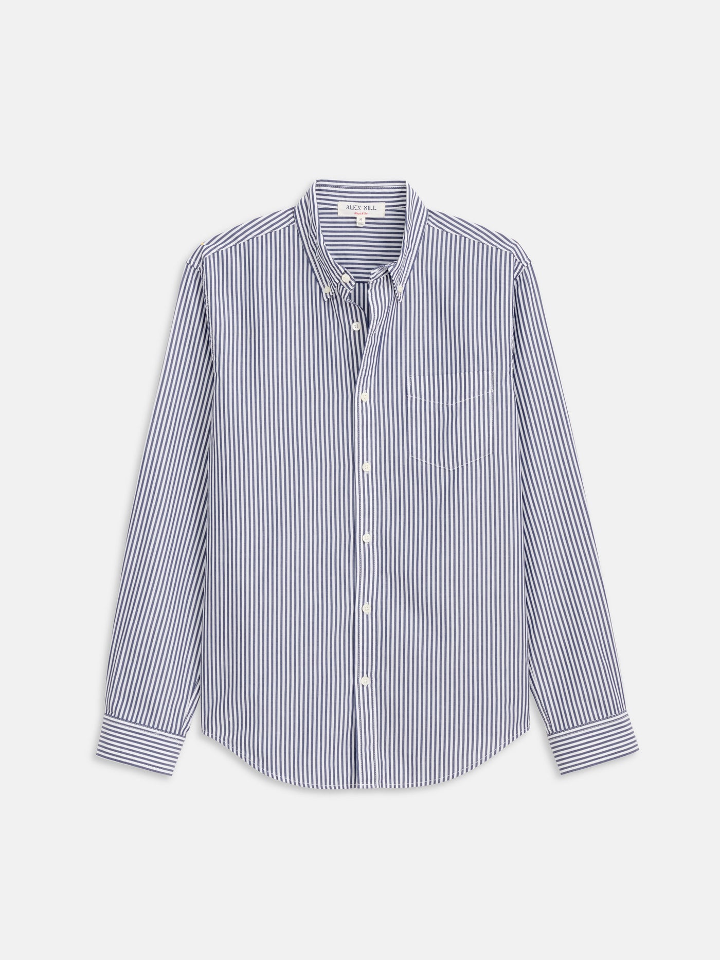 Mill Shirt In Stripe Portuguese Poplin