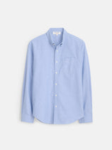 Mill Shirt In Paper Poplin In Blue
