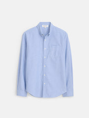Mill Shirt In Paper Poplin In Blue