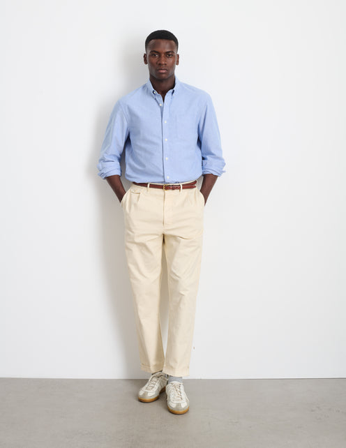 Standard Pleated Pant in Chino