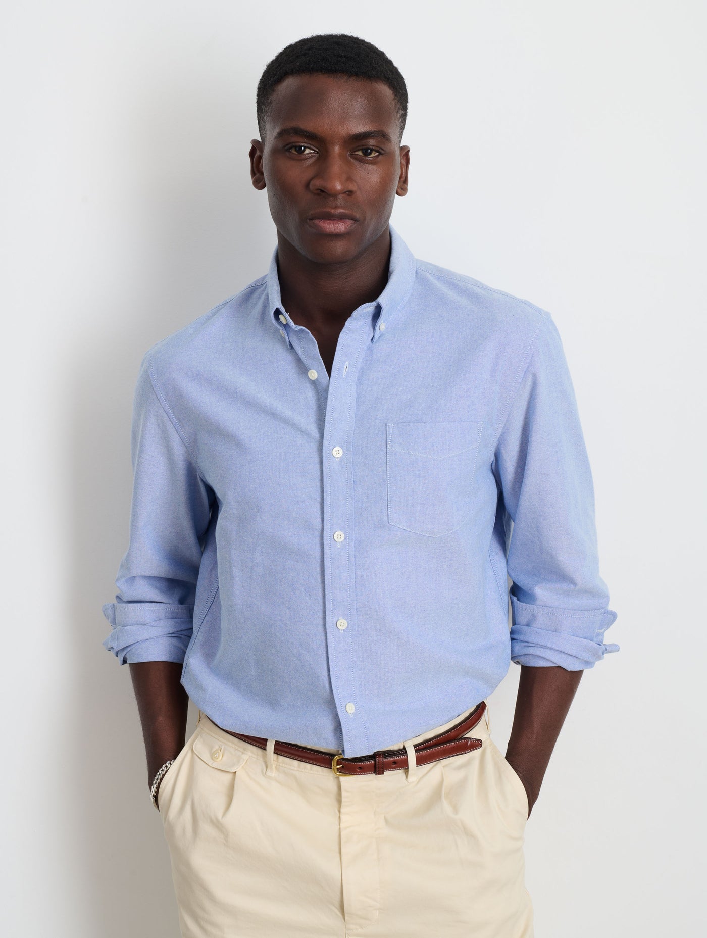 alex mills top gear Mill Shirt in Oxford, Blue / SM