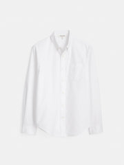 Mill Shirt In Paper Poplin In White