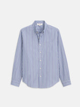 Mill Striped Shirt In Cotton Poplin