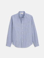 Mill Striped Shirt In Cotton Poplin