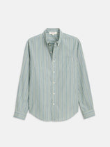 Mill Striped Shirt In Cotton Poplin