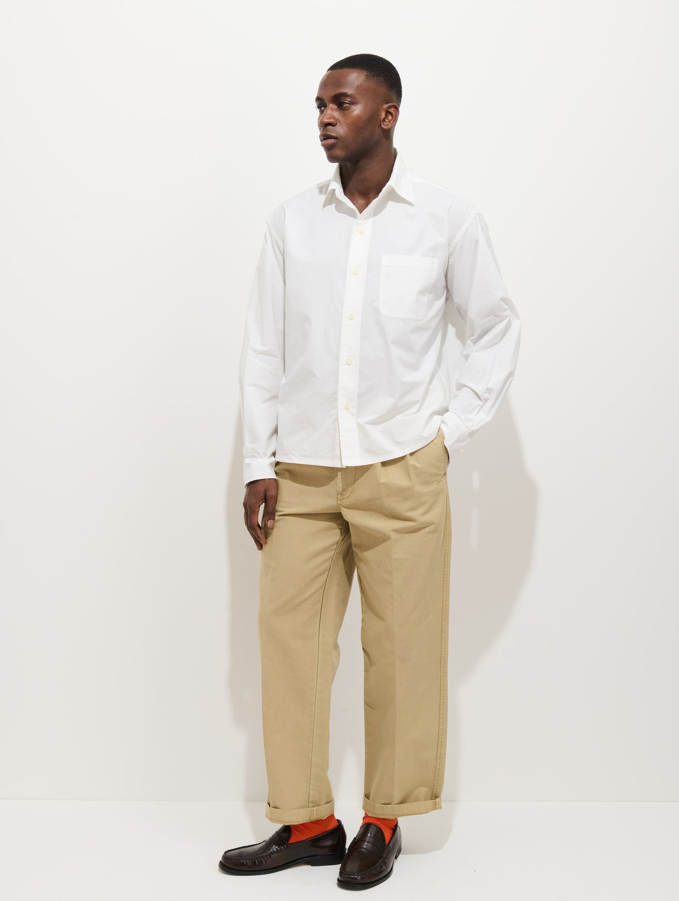 Franklin Shirt In Cotton Poplin