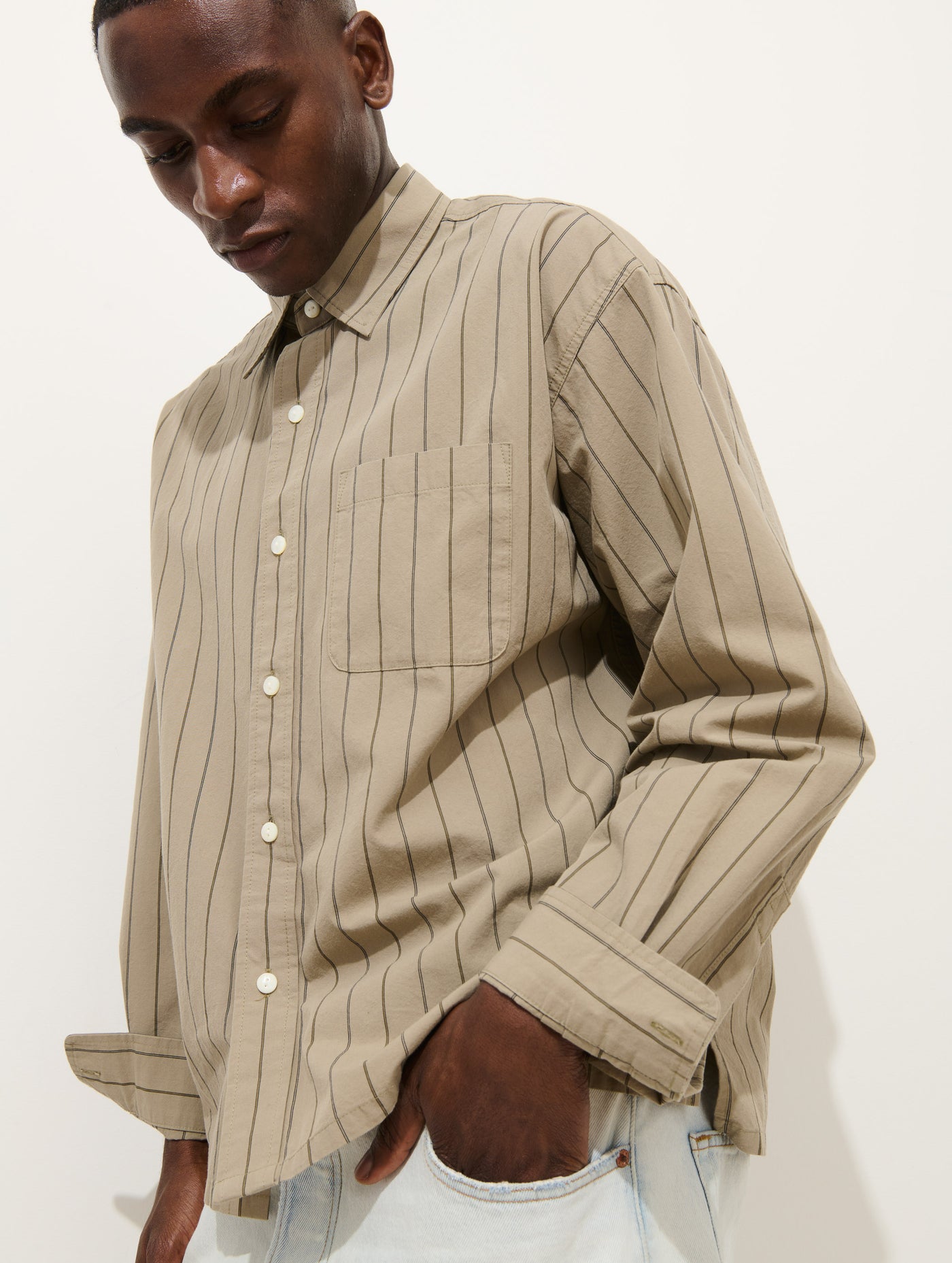 Franklin St Striped Shirt In Cotton