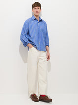 Franklin Striped Shirt In Cotton Poplin
