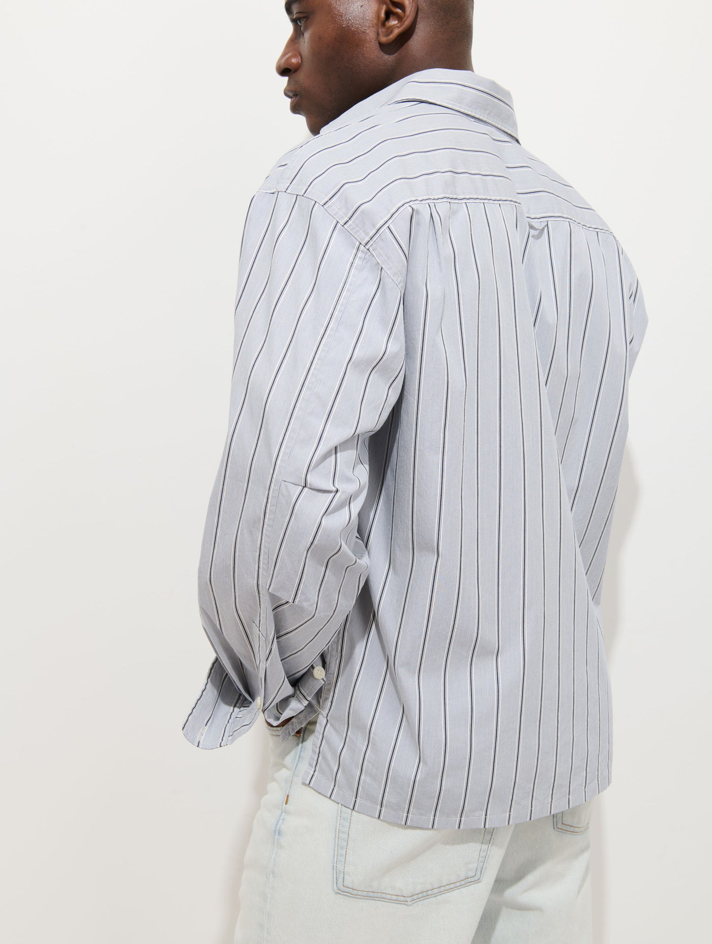 Franklin Striped Shirt In Cotton Poplin