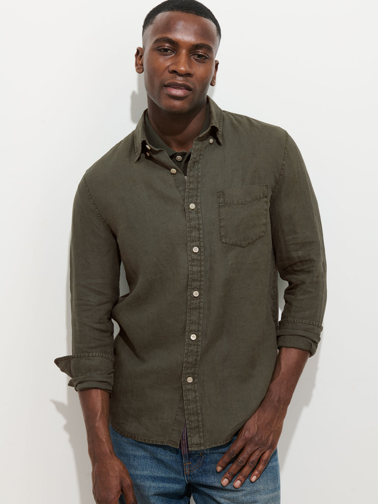 Mill Shirt In Linen from Alex Mill - $175