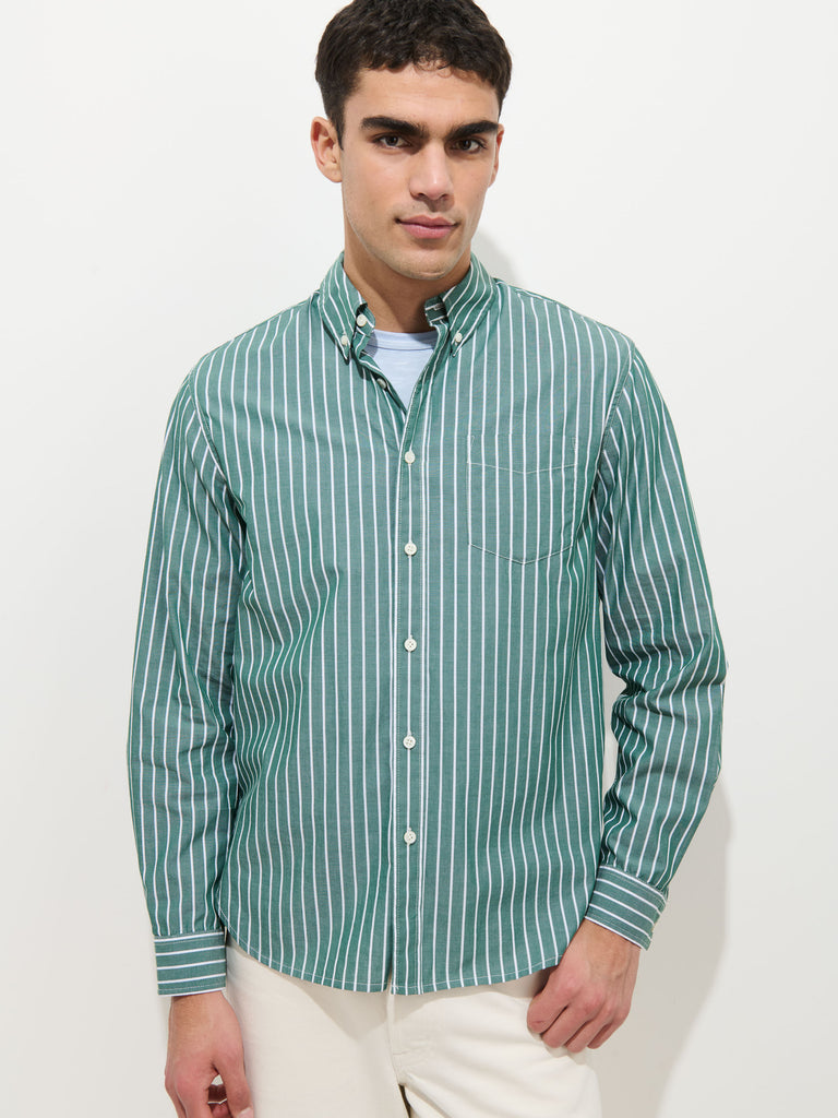 Mill Shirt In Thin Stripe