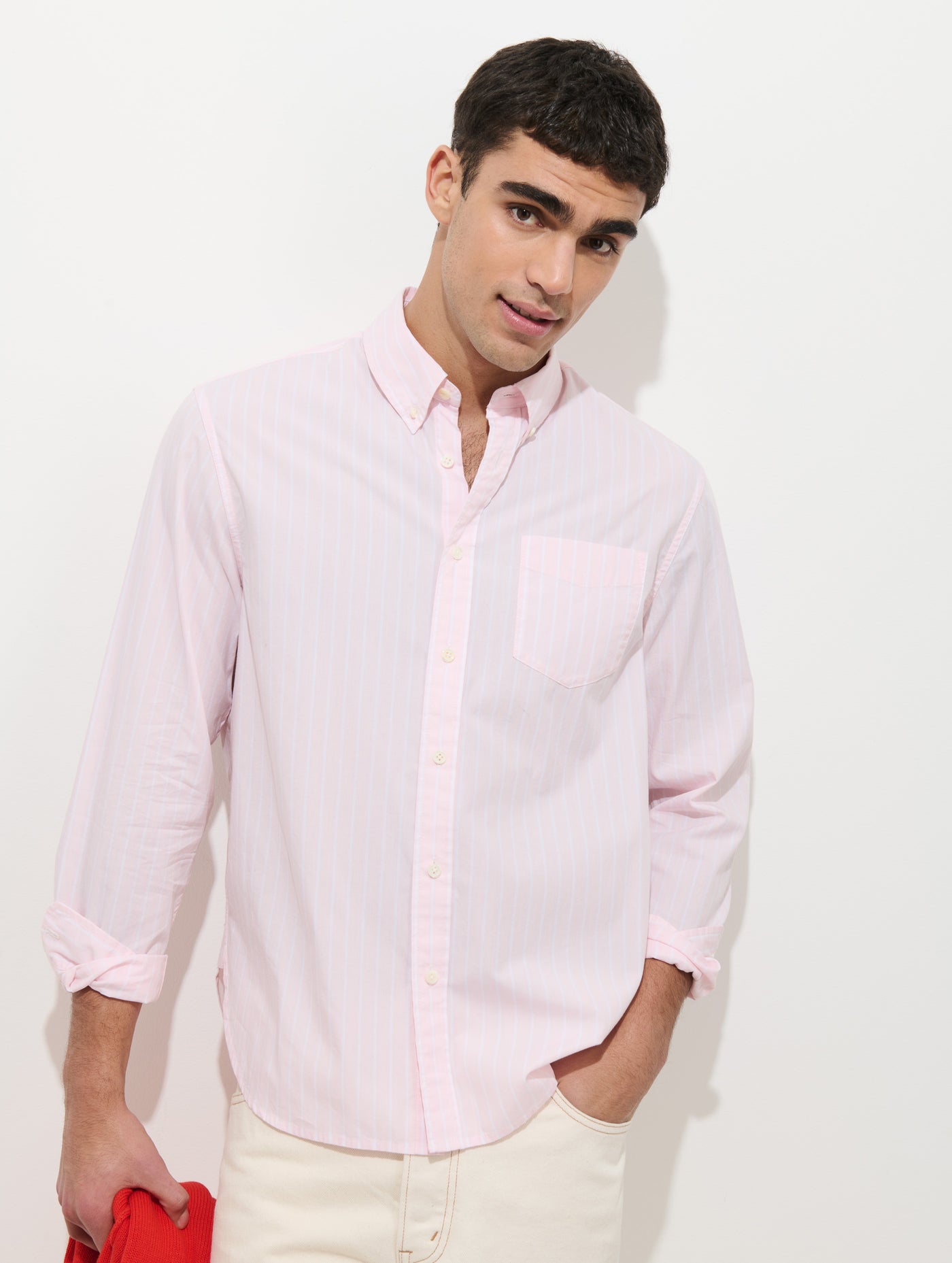 Mill Shirt In Thin Stripe