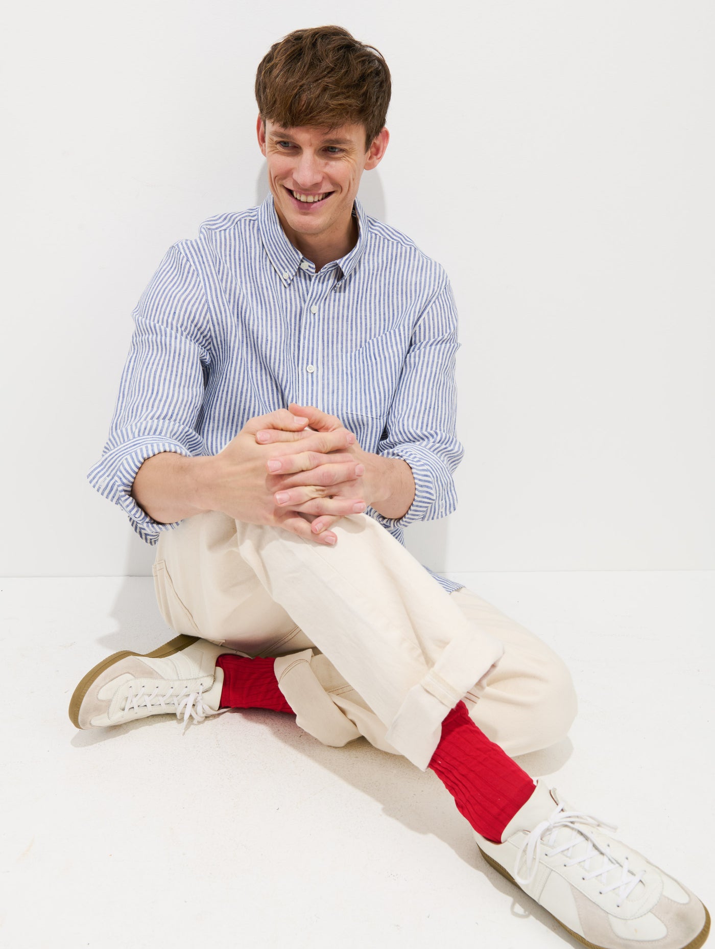 Mill Striped Shirt In Linen